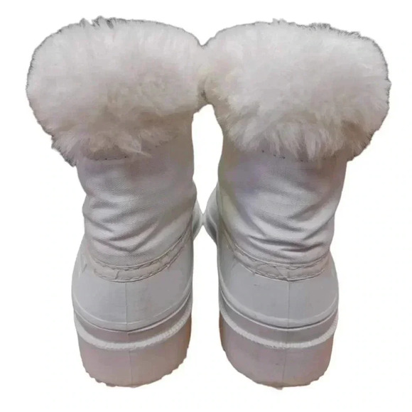 Baffin White Winter Ankle  Boots Size 6 - Picture 4 of 9